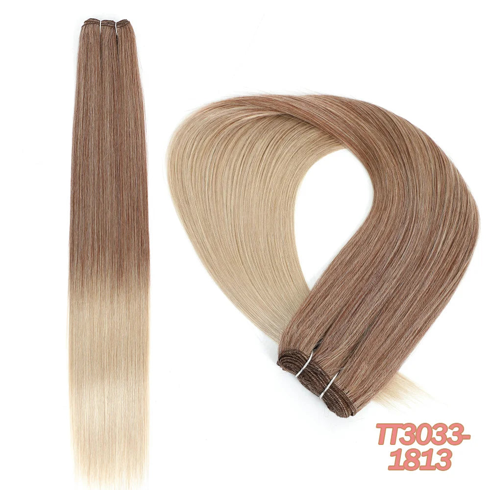 Bone Straight Synthetic Hair Bundles
