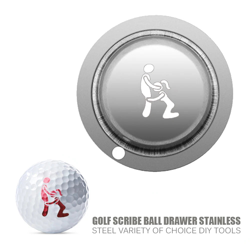 Stainless Steel Golf Ball Line Marker Stencil