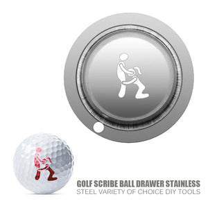 Stainless Steel Golf Ball Line Marker Stencil