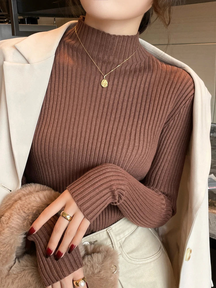 Pullover Casual Turtleneck Sweater