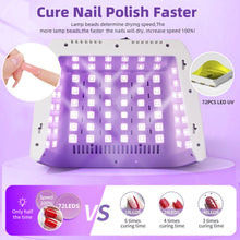 320W Big Space UV LED Nail Lamp For Manicure Drying Gel Nail Polish