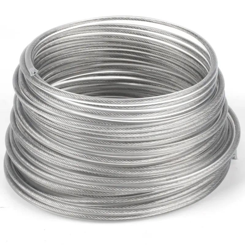 INDEL Steel Wire Reinforced Nylon String Trimmer Line – Heavy-Duty Brushcutter Replacement Cord