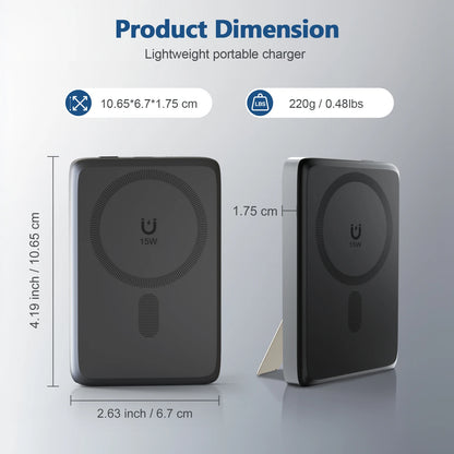 Magnetic Wireless Charger Station Lightweight