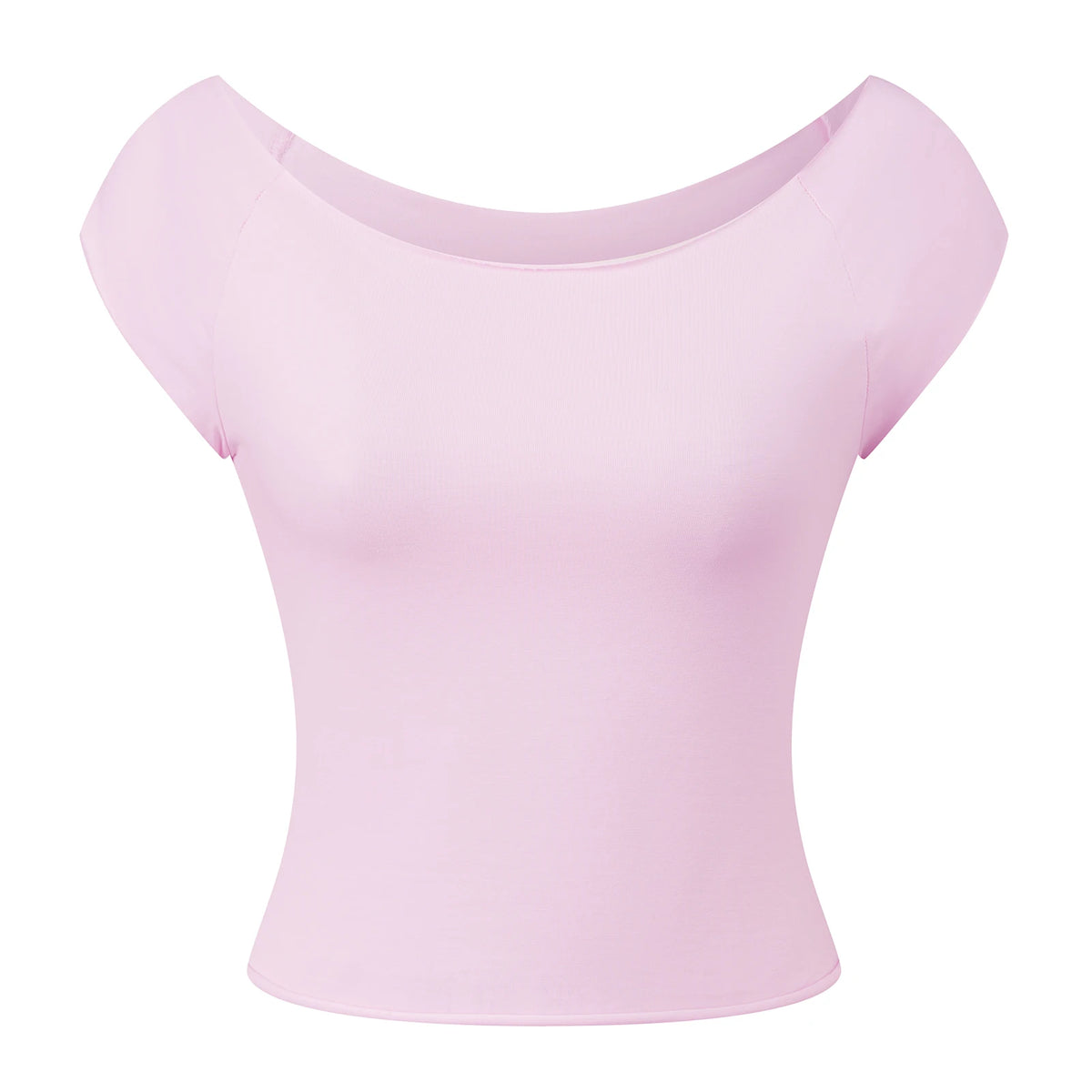 Women's Dot Print Off-Shoulder Short Sleeve Crop Top