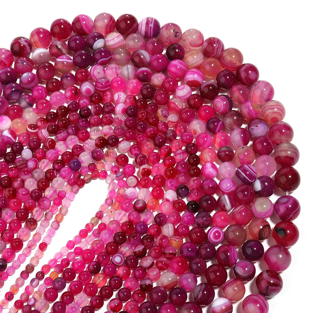 Natural Stone Jade Loose Spacer Beads for DIY Jewelry