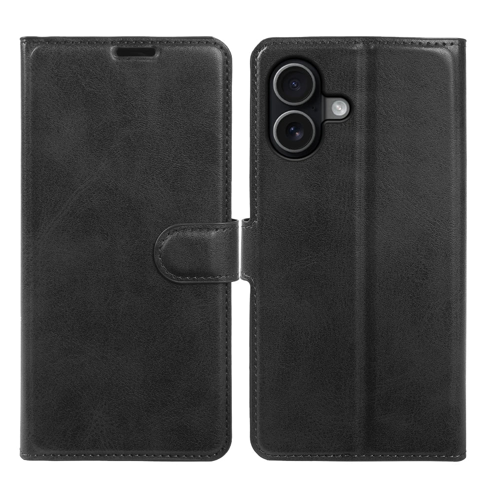 Luxury Genuine Calf Leather Flip Wallet Phone Case for iPhone