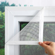 Window mesh with zipper Self-adhesive Screen