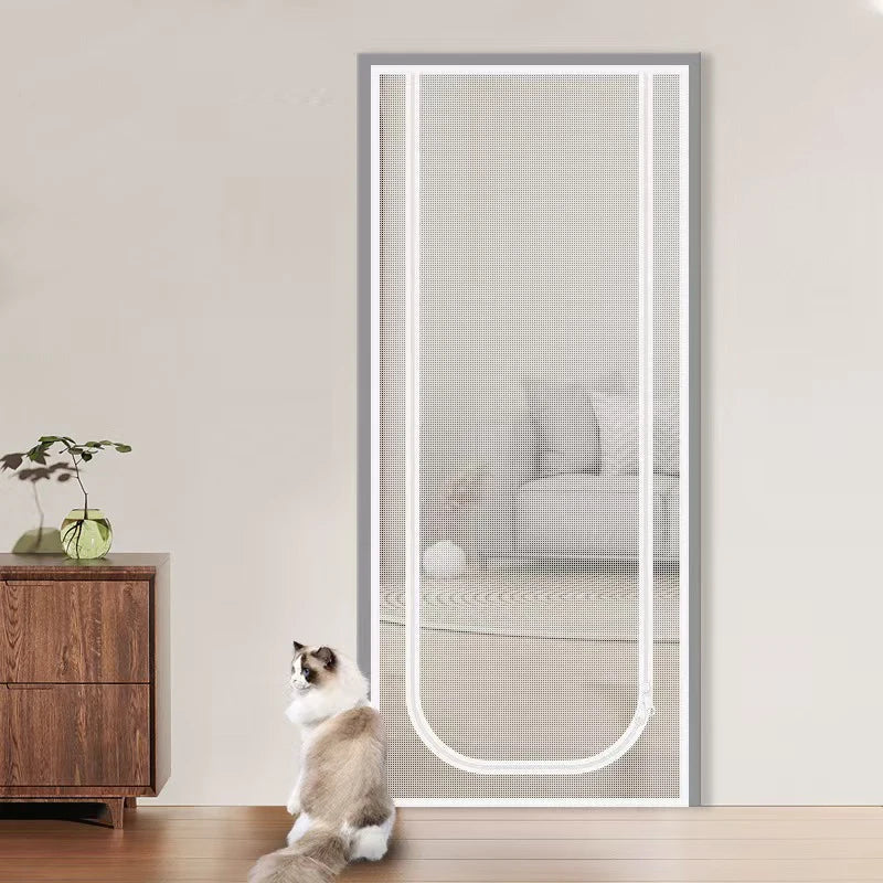 U-shaped Zippered Door Screen