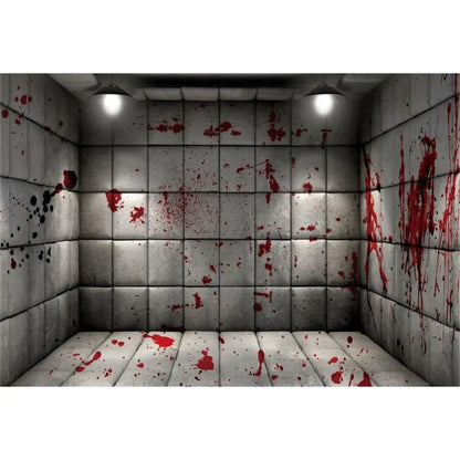Scary Bloody Halloween Backdrop for Horror Photo Studio Props