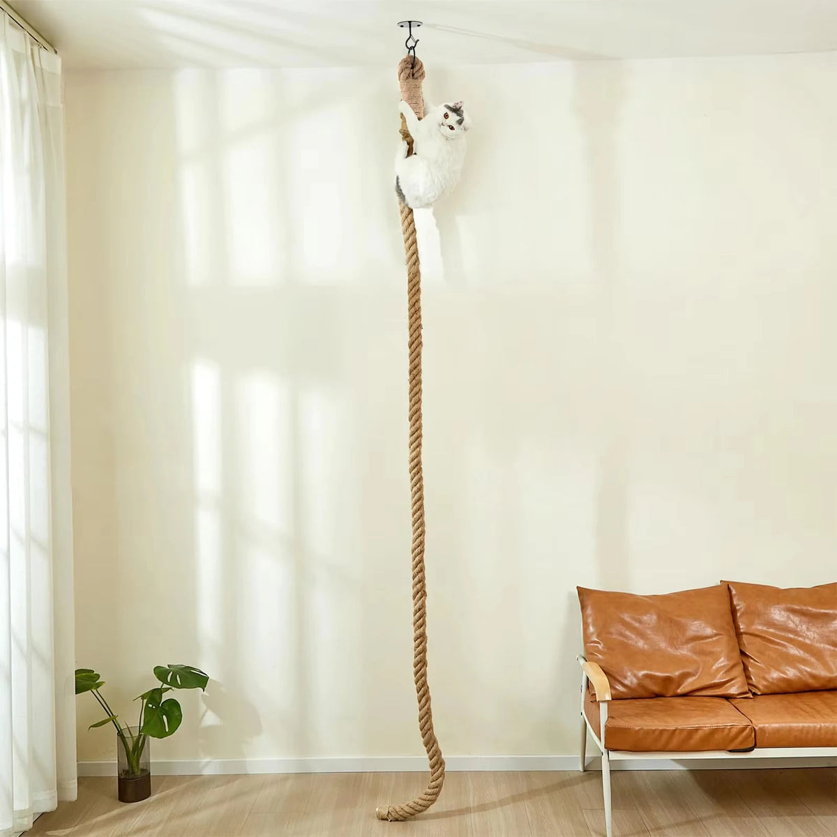 Cat Sisal Climbing Rope Climber Tree