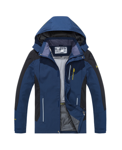Men's Waterproof Tactical Hooded Windbreaker Jacket