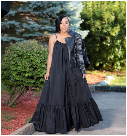 Loose Long Candy Color Dress