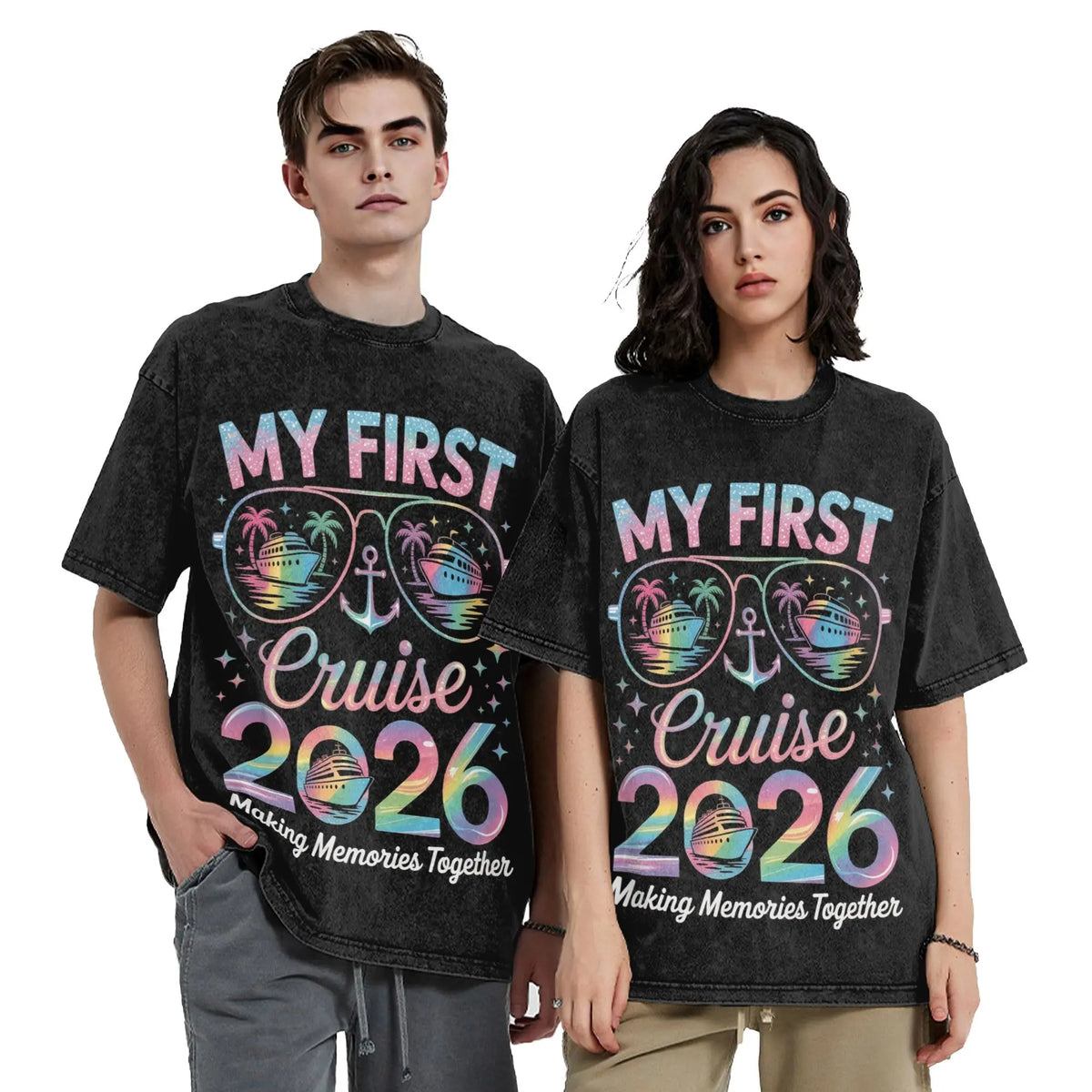 Women’s Vintage Aesthetic Crop Top – Casual Short Sleeve Summer Tee