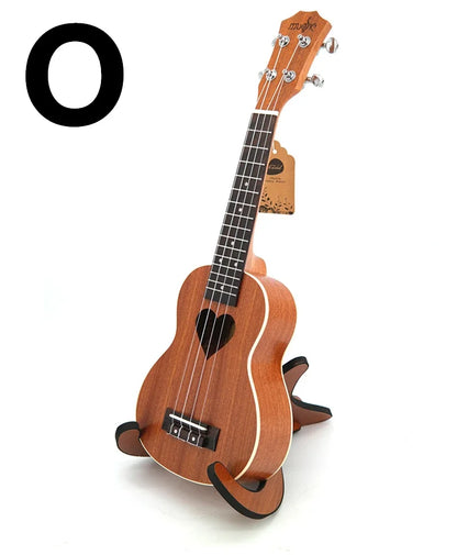 21-Inch Soprano Ukulele Starter Kit - Mahogany Wood & Nylon Strings