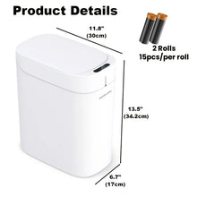 JOYBOS Automatic Adsorption Bag Trash Can With Lid Smart Sensor