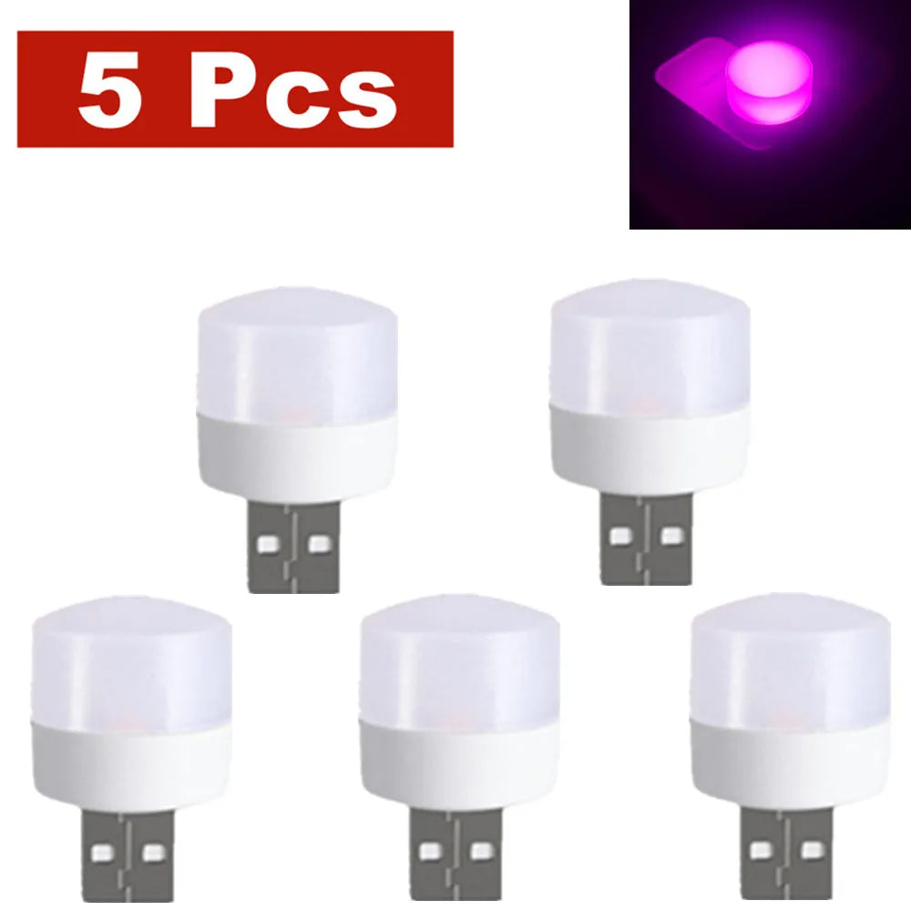 5pcs USB LED Mini Book Light