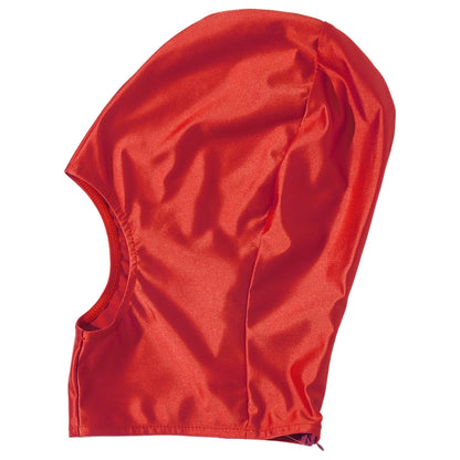 Glossy Full-Head Zippered Balaclava Hood