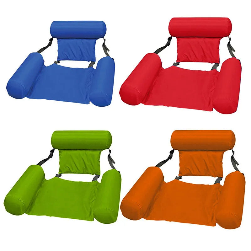 Inflatable Water Hammock Lounge Chair for Pool & Beach