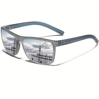 Square Polarized Lightweight Frame Sunglasses