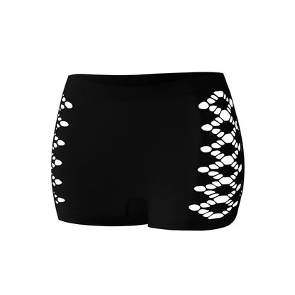Women's Hollow-Out Knit Boyshort Panties