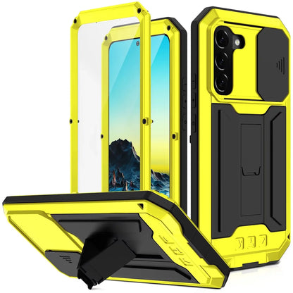 Military Grade Rugged Case for Samsung Galaxy S Series with Kickstand & Camera Cover