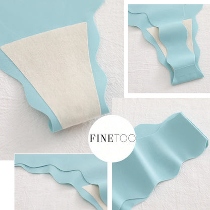 4Pcs Low-Waist Wave Edge Thongs