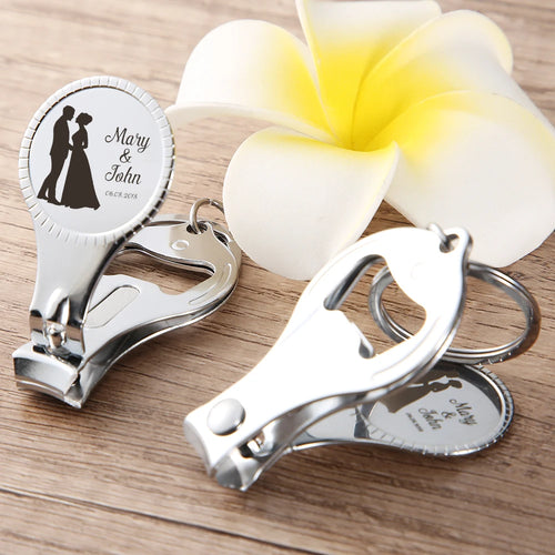 Nail Clipper Bottle Opener Keychain