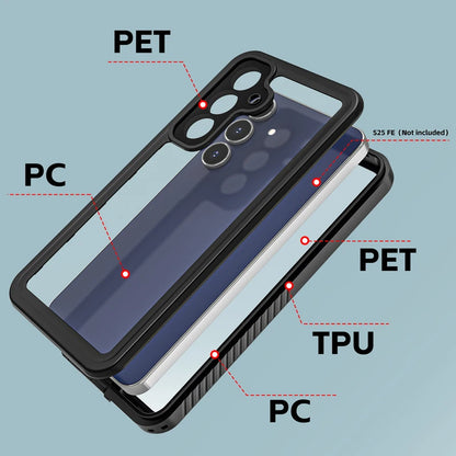 Shellbox IP68 Waterproof Heavy-Duty Phone Case – Full-Body Shockproof Underwater Cover with Lanyard