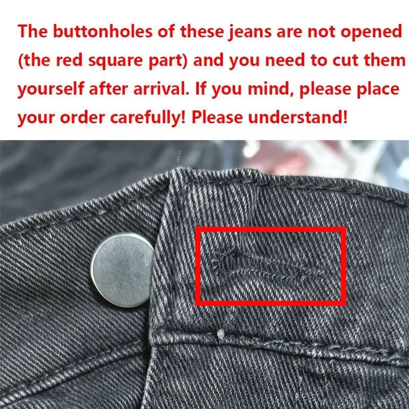 Star Embroidered Loose Fit Jeans