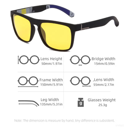 VIVIBEE Night Vision Yellow Polarized UV400 Anti Glare Eyepieces