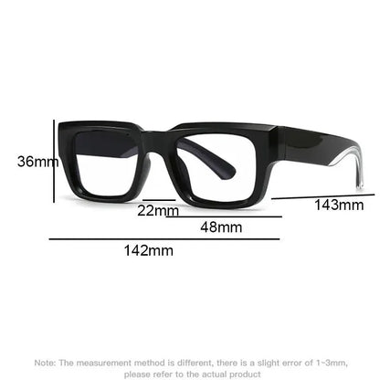 Men's Retro Square Blue Light Reading Glasses