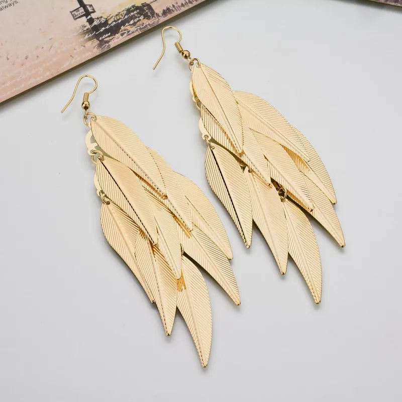 Floating Long Hook Earrings