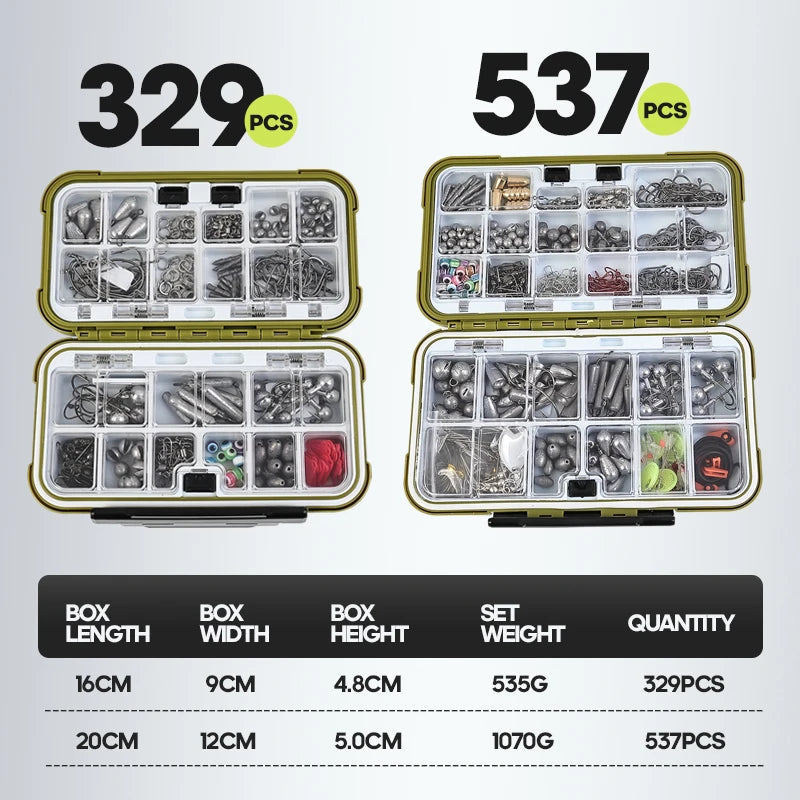 TAIYU Lead Fishing Sinker Weights Set - Deep Water Casting & Rigging Weights