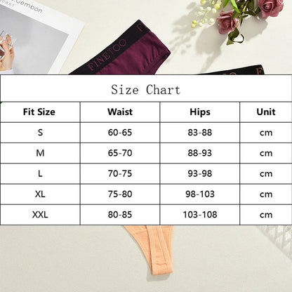 FINETOO 8-Pack Women's High-Cut Soft Cotton Thongs