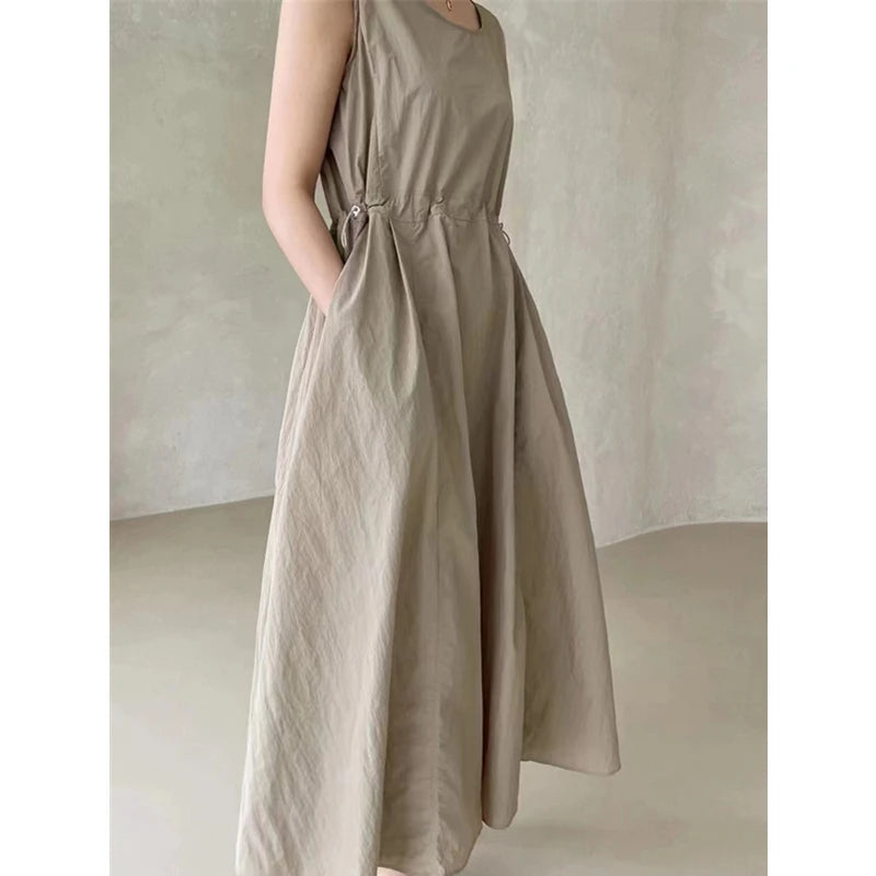 REALEFT Women's 2-Piece Short Jacket & Tank Dress Set