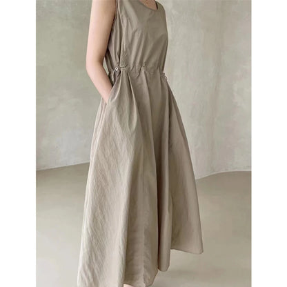 REALEFT Women's 2-Piece Short Jacket & Tank Dress Set