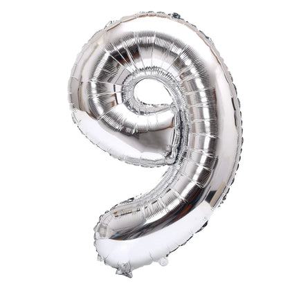 32inch Rainbow Gradient Number Foil Balloons