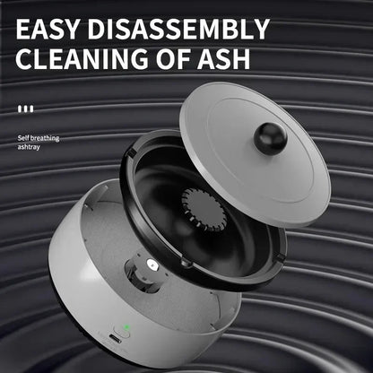 Multifunctional USB Rechargeable Smokeless Electric Ashtray