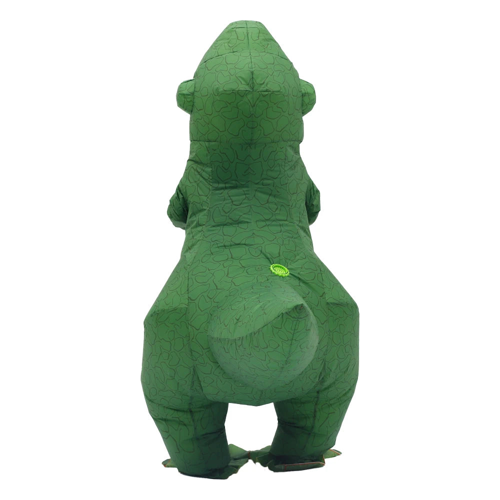 Green Dinosaur Inflatable Costume