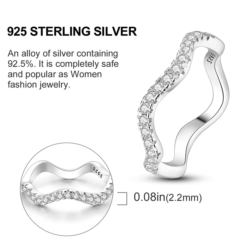 925 Sterling Silver Infinite Love Cubic Zircon Ring