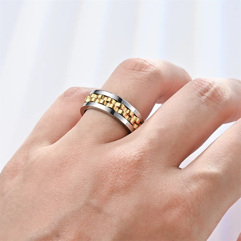 Anti Stress Stainless Steel Ring