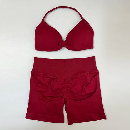 2Pces Seamless Sportswear Set