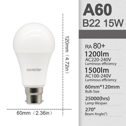 E27 Rechargeable LED Emergency Light Bulb