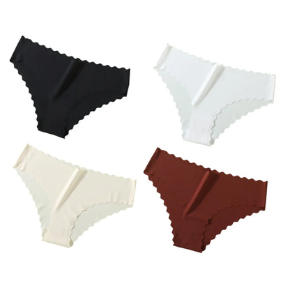 4Pcs Seamless Low Rise Briefs