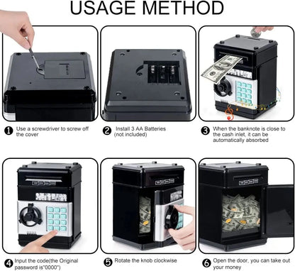 Electronic Piggy Bank ATM with Password