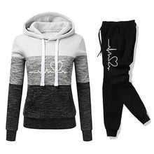 Hooded Sweatshirt Versatile Joggers Set