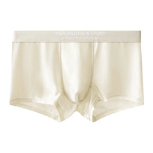 Breathable Thin Satin Seamless Mid Waist Boxers