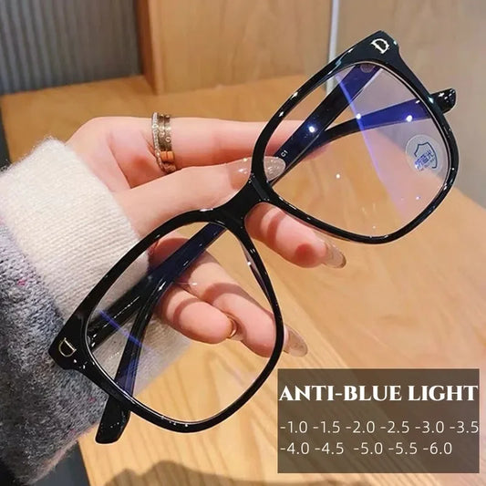 Large Frame Myopia Anti-Blue Light Readers