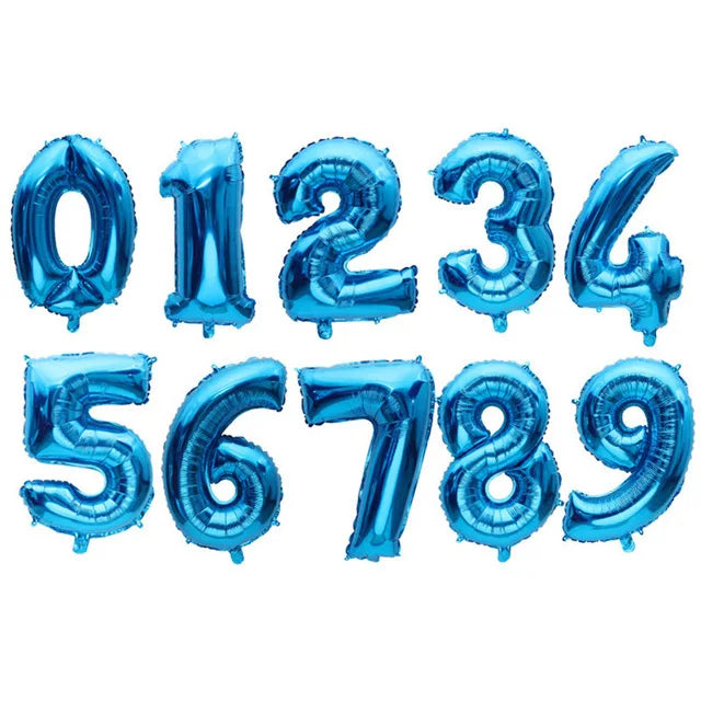 40-Inch Large Foil Number Balloons