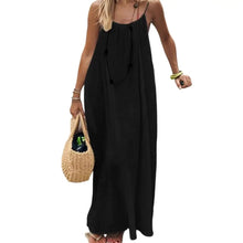 Backless Beach Long Loose Dress